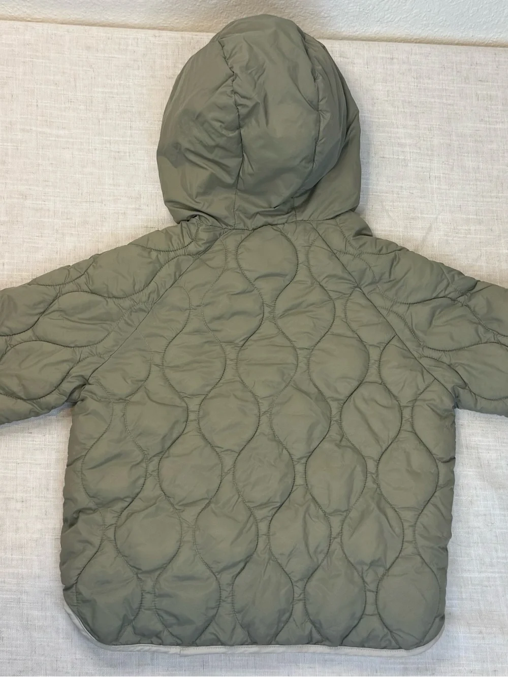 Zara quilted hooded